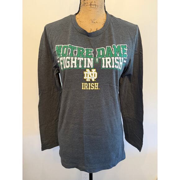 Notre Dame Fighting Irish Women's Long Sleeve Shirt Size Small - Picture 1 of 3